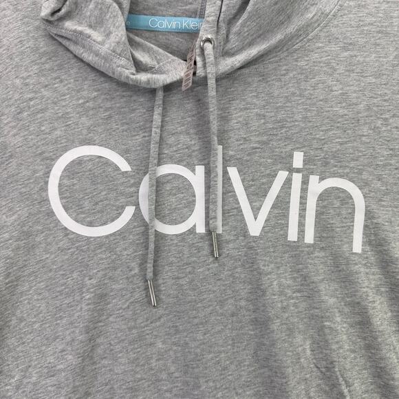 Calvin Klein Performance Women’s Grey Long Sleeve Hoodie Size M - Picture 6 of 10